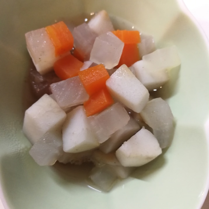 離乳食後期 里芋にんじん大根の煮物 レシピ 作り方 By やまもり 楽天レシピ 離乳食後期 里芋にんじん大根の煮物 レシピ 作り方 By やまもり 楽天レシピ